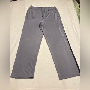 Men's Gray active dri fit sweatpants with drawstring and pockets